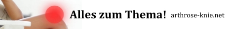 Banner zu Arthrose Knie