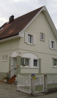 Fassade in Bregenz,dezent klassisch