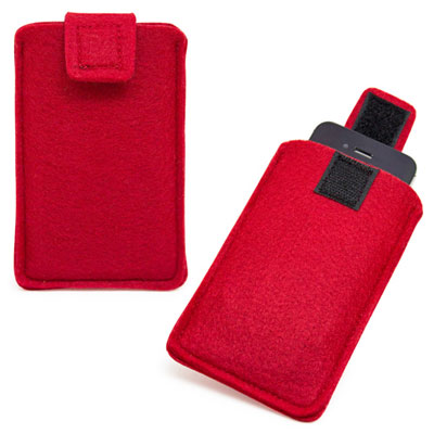 bedruckte Filz iPhone Tasche