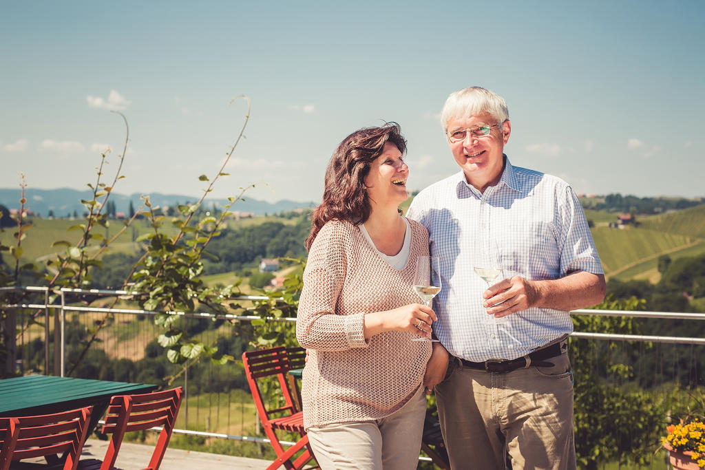 Blick auf die Südsteirische Weinstrasse