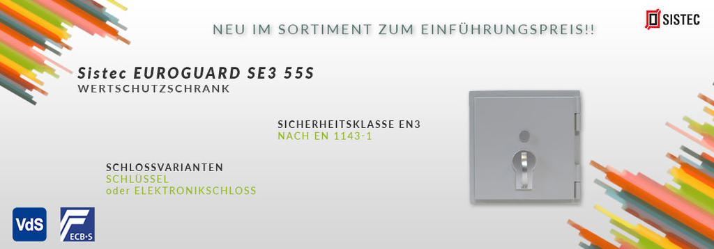 Entdecken Sie den neuen Sistec Eurogard Tresor und profitieren Sie vom unschlagbaren Einführungspreis. Das Angebot gilt bis zum 28.09.2018.